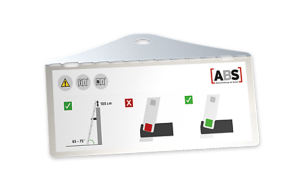 Product afbeelding van de ABS LaddWall systeemplaat